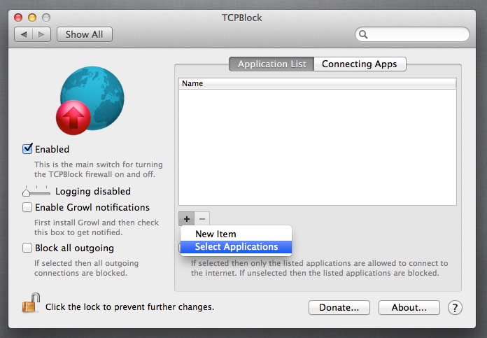 Mac App Block Outgoing Connections